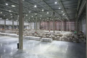 Pre-engineered metal buildings utilized for warehouses
