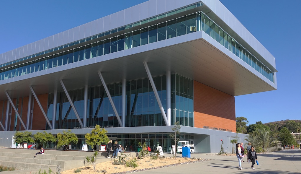 shot of library, one of the types of commercial buildings