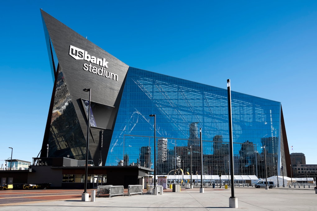 shot of the us bank stadium