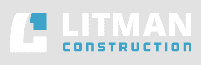 Litman construction logo; office remodeling contractors
