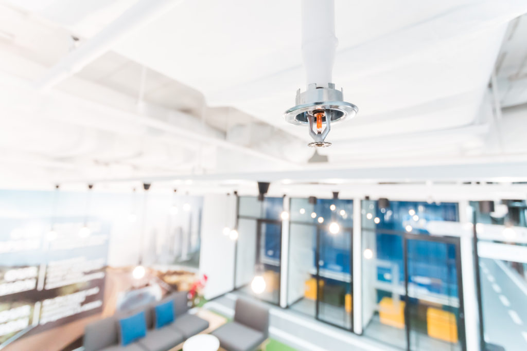 when are fire sprinklers required in commercial buildings?
