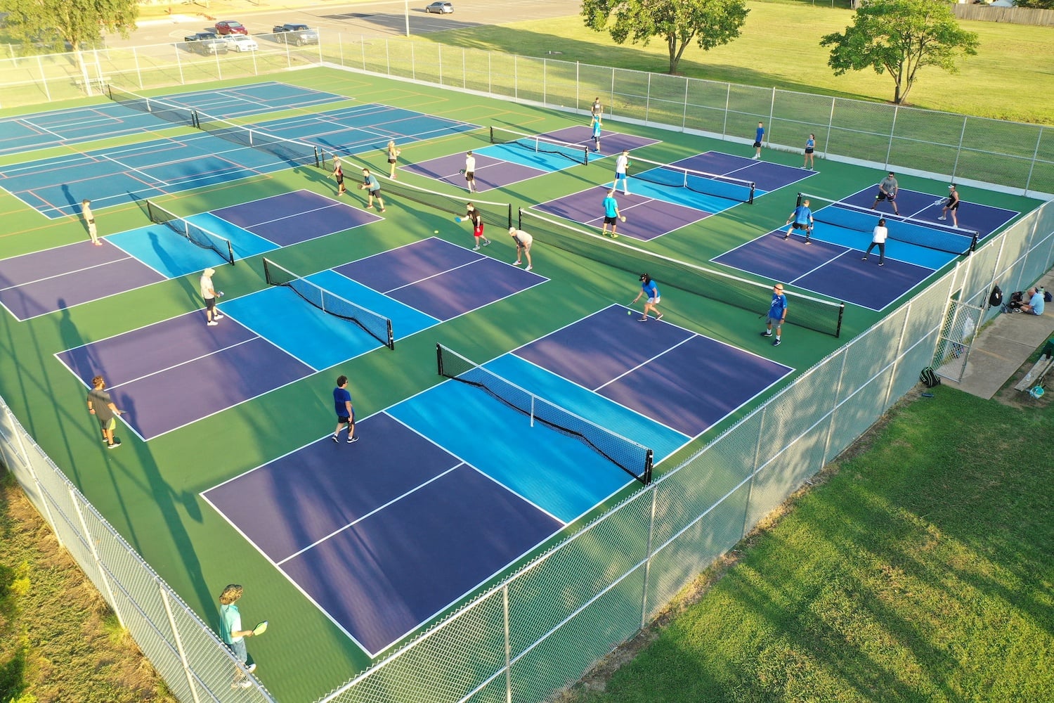 cost to build a pickleball court outside courts