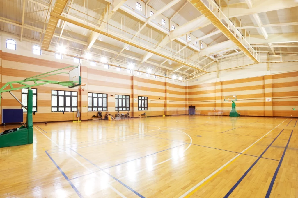 indoor basketball sport court cost and construction