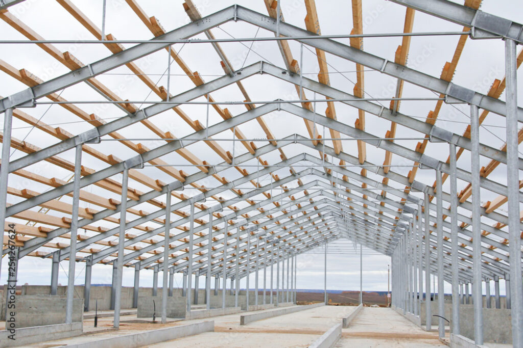 Commercial Agriculture a steel building for a farm