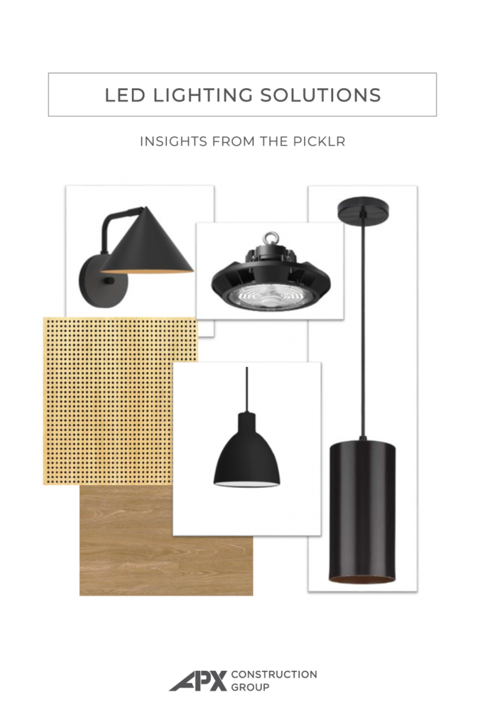 LED Lighting Solutions for Pickleball moodboard