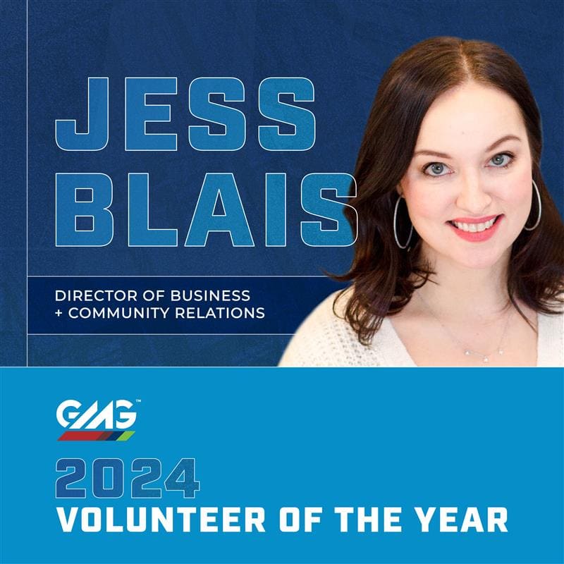 jess blais volunteer of the year