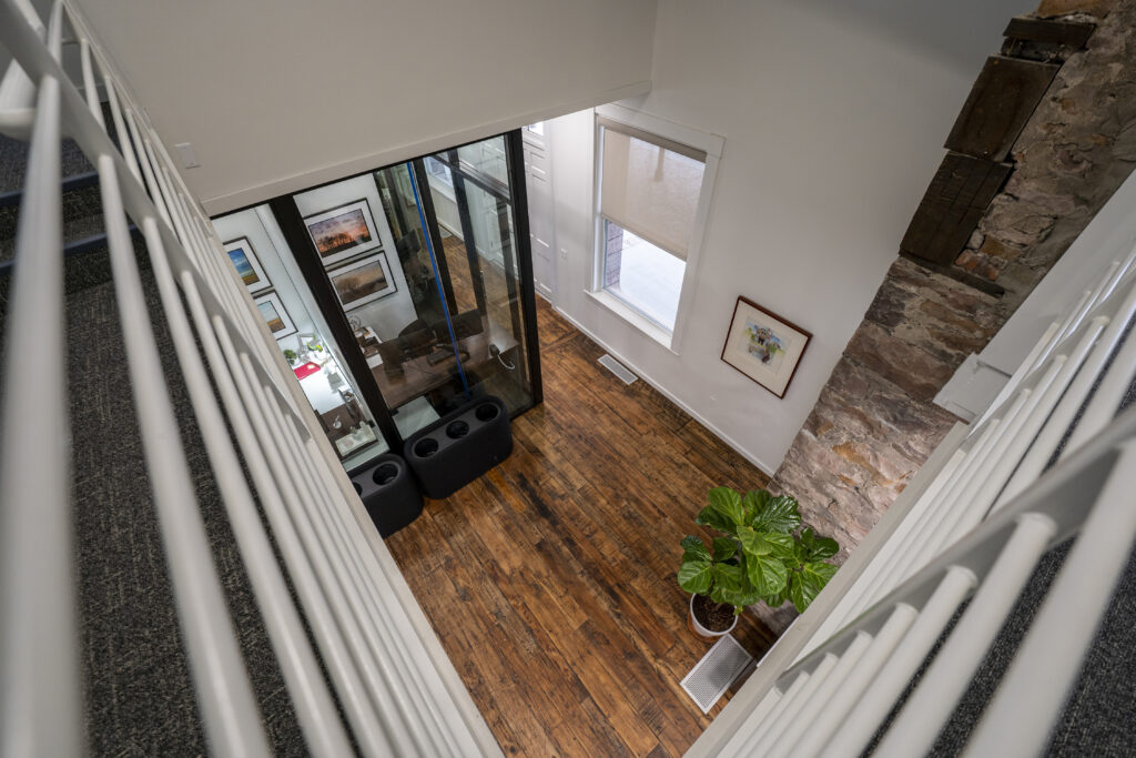 Sioux Falls Area Community Foundation Main Office Glass Frame