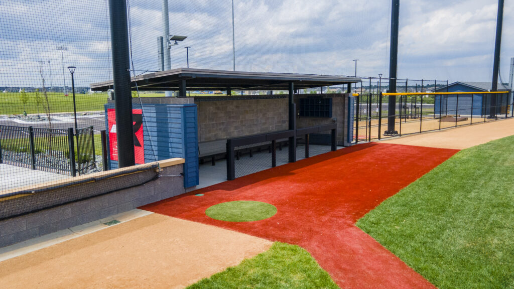 Baseball and Softball dugout